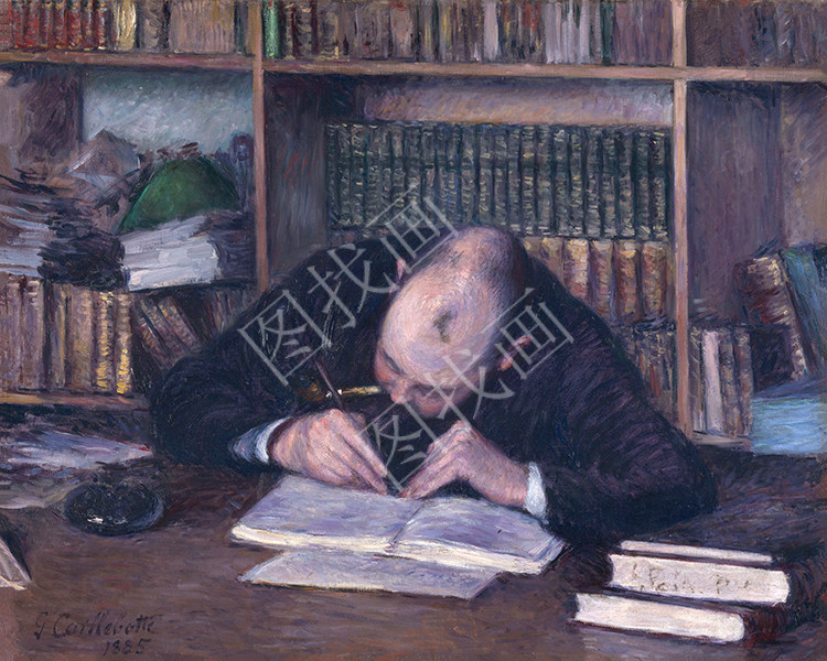 Portrait of the Bookseller E.J Fontaine